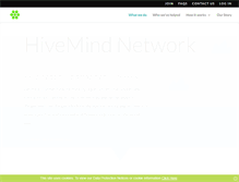Tablet Screenshot of hivemindnetwork.com
